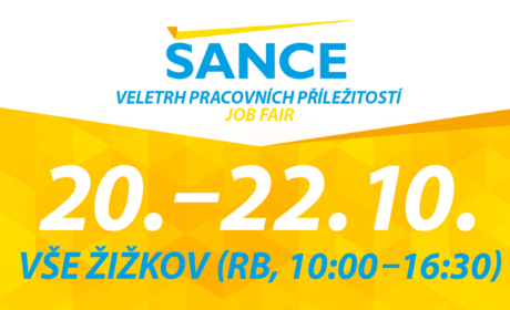 We invite you to the traditional Job Fair ŠANCE – 20-22 October