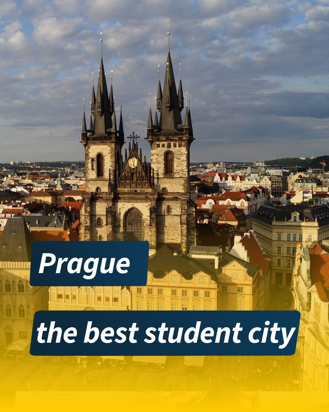 📢Best in Europe: Prague Ranks 1st Overall as the Best Student City in Europe for 2024
👉We are thrilled to announce that Prague has been named the best student city in Europe by Campus Advisor.
Campus Advisor has released its annual ranking of the 50 Best Student Cities in Europe, based on over 17,000 student reviews and surveys. Prague claimed the top spot with an overall score of 87.3 out of 100!👏
👉Why did Prague win?
Prague offers a unique combination of being centrally located in Europe and serving as a cultural hub with vibrant nightlife. It is a safe city with excellent public transport. Additionally, Prague boasts outstanding academic facilities, with many universities that have excellent reputations and long-standing traditions.
#studyinprague #bestcity #studentcity #askstudents #fisbachelor #fismasters