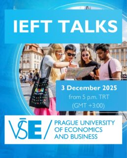 👉Did you miss VŠE at the IEFT Educational Fair in Ankara, Istanbul, and Izmir?
Don’t worry—you can still join us online at the IEFT Talks webinar!

👉Come and ask your questions—we’re here for you!

Wednesday, December 3, 2025, from 5:00 p.m. TRT (3:00 p.m. CEST)

#ieftfuarları #iefttalks #iefttalkswebinars #studyinczechia #studyinprague🇨🇿