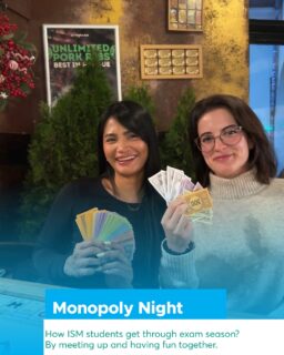 Last week, after wrapping up the exam period, ISM students swapped their laptops for a Monopoly board and spent the evening together in one of Prague’s cozy cafés. A few games, a lot of laughter, some very serious “business decisions,” and many “why did you buy that property?!” debates later, they were still sitting around the table.

👉Student life isn’t only about lectures and deadlines. Sometimes it’s a random evening that turns into hours around a Monopoly board, way too much strategy, and suddenly everyone becomes a property expert. 😅😂

#studyandhavefun #askstudents #fisbachelor #fismasters 
#studentlife #studyinprague #monopolygames #examperiod #completingtheexams 
@vseinternationalstudents