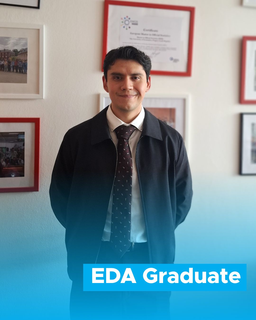 👉Welcome a newly graduated engineer from the Master’s programme in Economic Data Analysis!👏 Gerardo successfully passed his final state exam last week, officially completing his studies at VSE.
Congratulations!👏🥂
#fismasters #finalstateexam #dataanalysis #congratulations🎉 @vseinternationalstudents