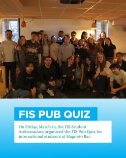 👉On Friday, March 13, the FIS Student Ambassadors organized the FIS Pub Quiz for international students at Magneto Bar, located near the VŠE dormitories in Jarov.

More than 30 students participated in the quiz. 👏The students were divided into six teams, with each team working together to solve a series of quiz questions covering a wide range of topics. 

We hope everyone enjoyed this event.

👉We would like to express our sincere thanks to Adil and Alisha, FIS Student Ambassadors, for preparing and organizing this Pub Quiz.

#askstudents #fismasters #fisbachelor #pubquiz #havingfun
@fis_vse @vseinternationalstudents
