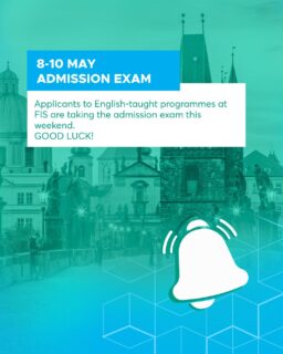 🍀 Good luck to everyone taking the admission exam this weekend! 🍀
Applicants to our English‑taught programmes at the Faculty of Informatics and Statistics are currently working on their admission exams. Depending on the programme, candidates are asked to prepare either an essay or a case study on a given topic.
📝 The topics and instructions were sent out on Friday morning, and applicants have three days – until Sunday evening – to complete and submit their work.
🎓 The evaluation board will assess:

CVs
motivational videos
essays / case studies

📅 Results will be announced around May 22.
We wish all applicants the very best of luck! 💪✨
#GoodLuck #AdmissionExam  #StudyInPrague #FutureStudents #fisbachelor #fismasters @fis_vse @vseinternationalstudents