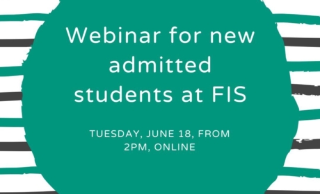 Webinar for new admitted students (EDS, EDA, ISM)