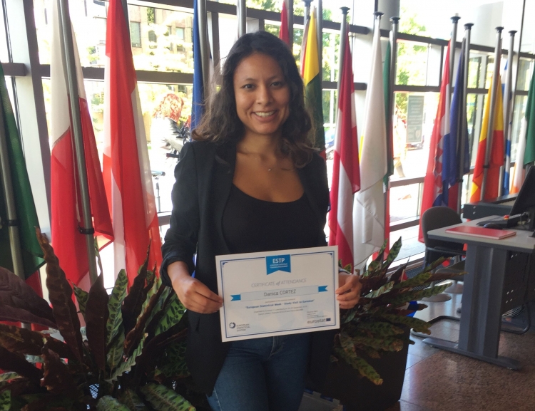 MOS student has visited the European Statistical Week in Eurostat, Luxemburg