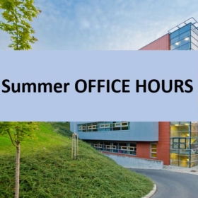 FIS Master Office hours in July and August