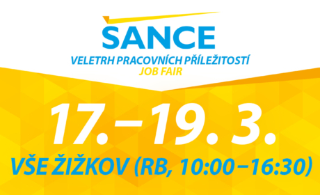 Veletrh pracovních příležitostí ŠANCE: 17. – 19. března 2026