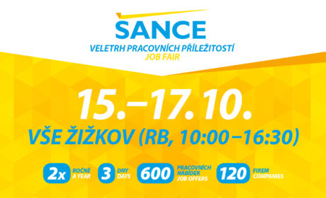 Veletrh pracovních příležitostí ŠANCE – 15.-17. října 2024