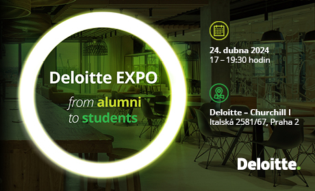 Deloitte EXPO: from alumni to students – 24. dubna