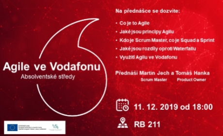 Absolventská středa: Agile ve Vodafonu 11. 12. 2019