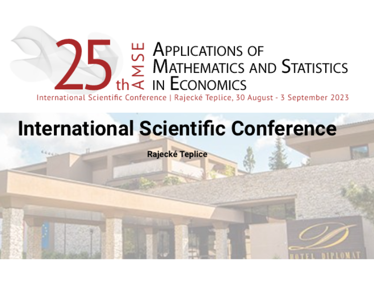 Konference Applications of Mathematics and Statistics in Economy