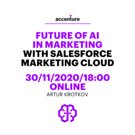Webinář „Future of AI in Marketing with Salesforce Marketing Cloud“ – 30. 11. 2020