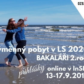 Výběrové řízení na výměnné pobyty v LS 2020 pro studenty 2. ročníků Bc. studia