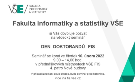 Den doktorandů FIS – 10. 2. 2022