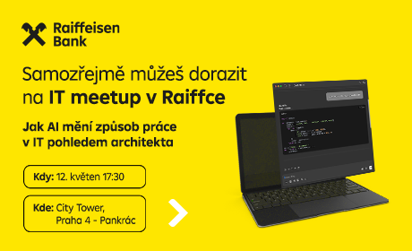 Raiffeisenbank: Jak AI mění způsob práce v IT pohledem architekta – 12.&nbsp;května
