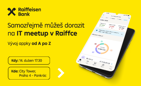 Raiffeisenbank: Vývoj appky od A po Z – 14.&nbsp;dubna