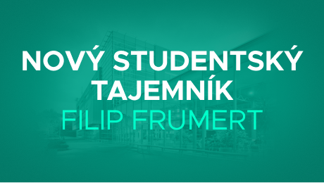 Nový studentský tajemník – Filip Frumert