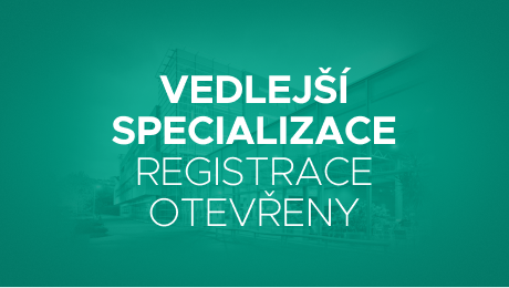 Přihlašování do vedlejších specializací je otevřeno!