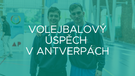 Volejbalová reprezentace z VŠE ovládla mezinárodní turnaj v Antverpách